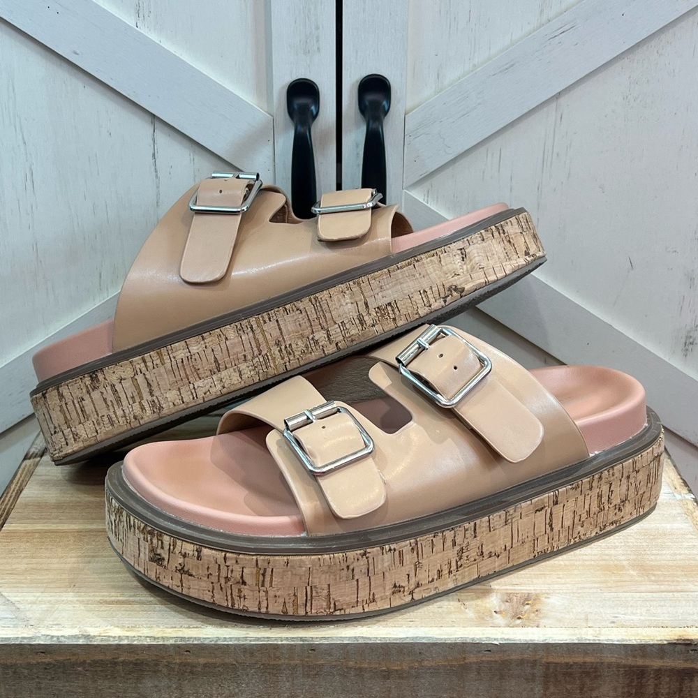 Project Cloud Memory Foam Vegan Platform Wedge Sa… - image 6